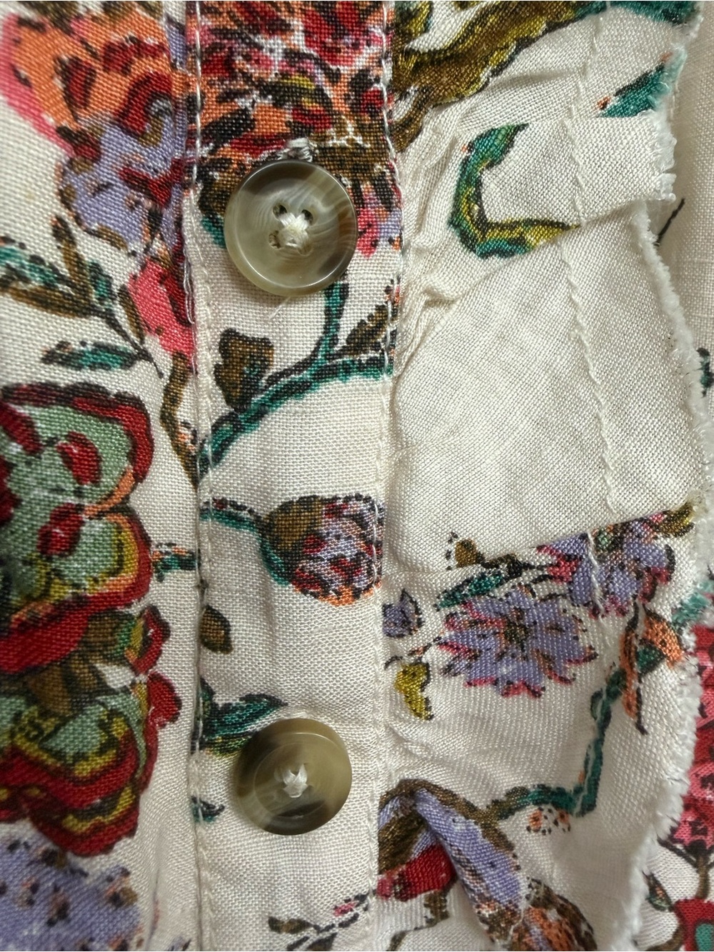 PILCRO Anthropologie Ruffle Collar Button-Down Midi Dress - Picture 9 of 11